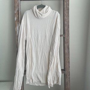 Cream Michael Stars Long Sleeve Turtleneck